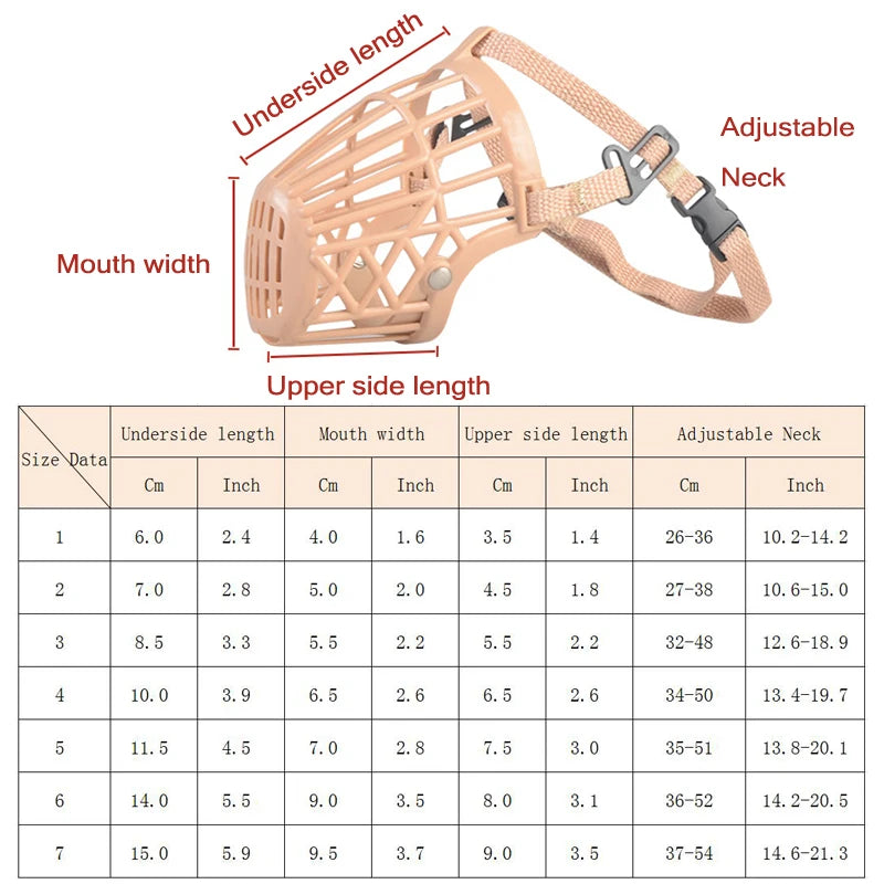 Adjustable Outdoor Muzzle Mask