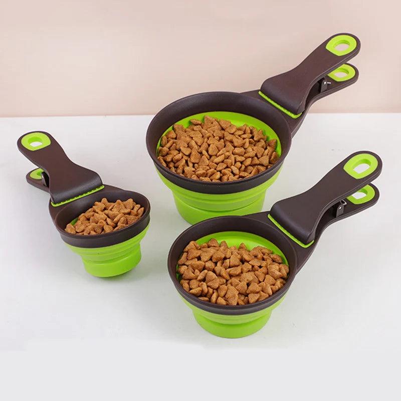 Multifunctional Pet Silicone Feeding Spoon
