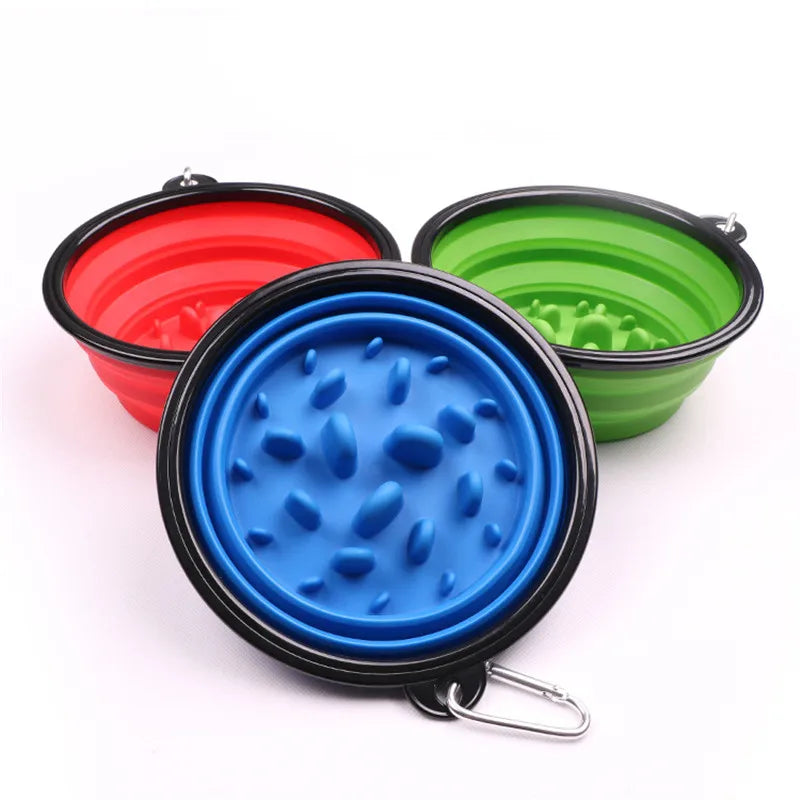 Slow Foldable Food Bowl for Dog&Cat