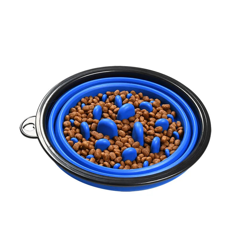 Slow Foldable Food Bowl for Dog&Cat