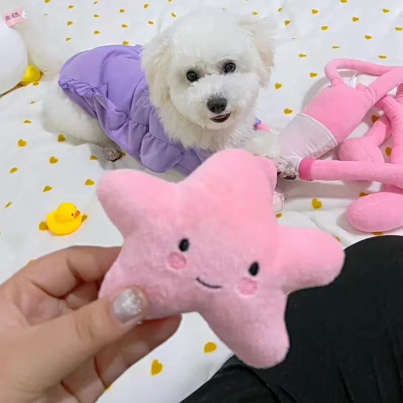 Cute Puppy Dog&Cat Resistant Squeaky Toy Bite