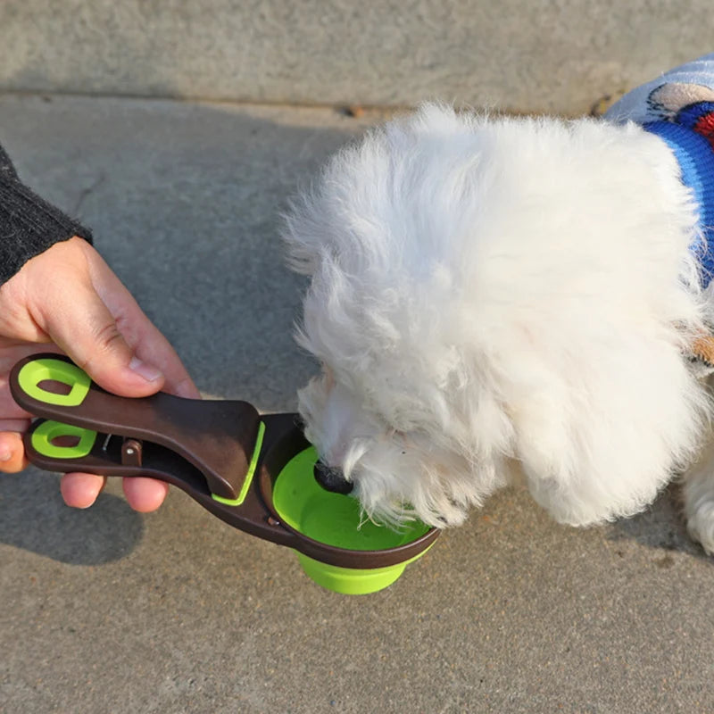 Multifunctional Pet Silicone Feeding Spoon