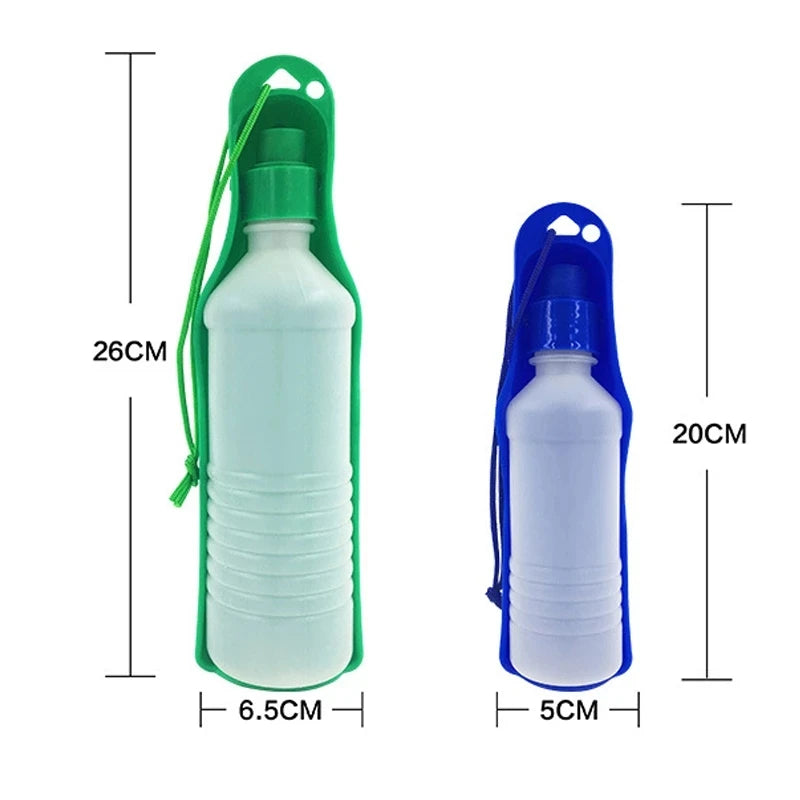 Portable Plastic Folding Water Bottle Drinker