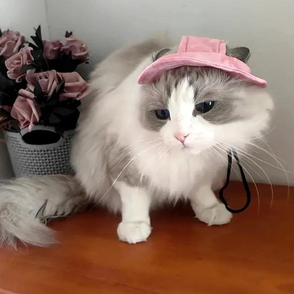 Cat Costume Hats with Ear Holes Tie-dyed