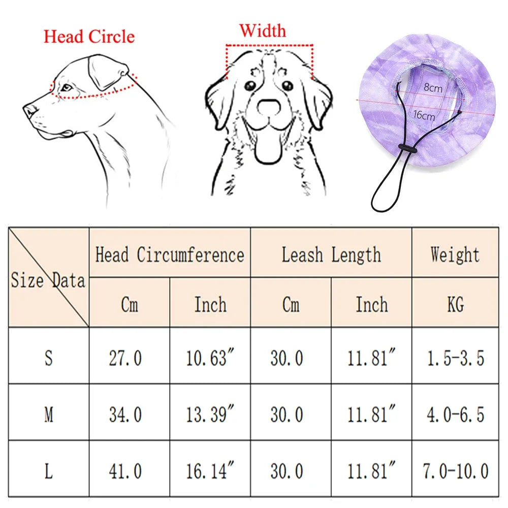 Cat Costume Hats with Ear Holes Tie-dyed