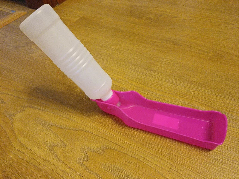 Portable Plastic Folding Water Bottle Drinker