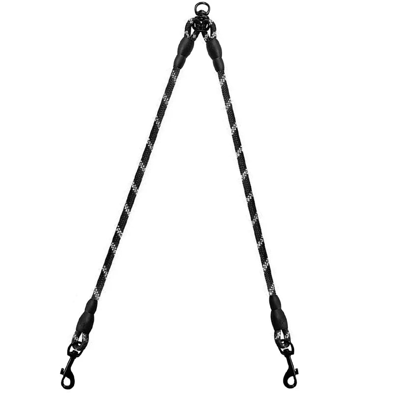 Walking Dogs Collars Reflective Dual Leash