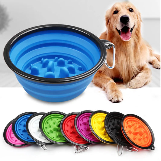 Slow Foldable Food Bowl for Dog&Cat