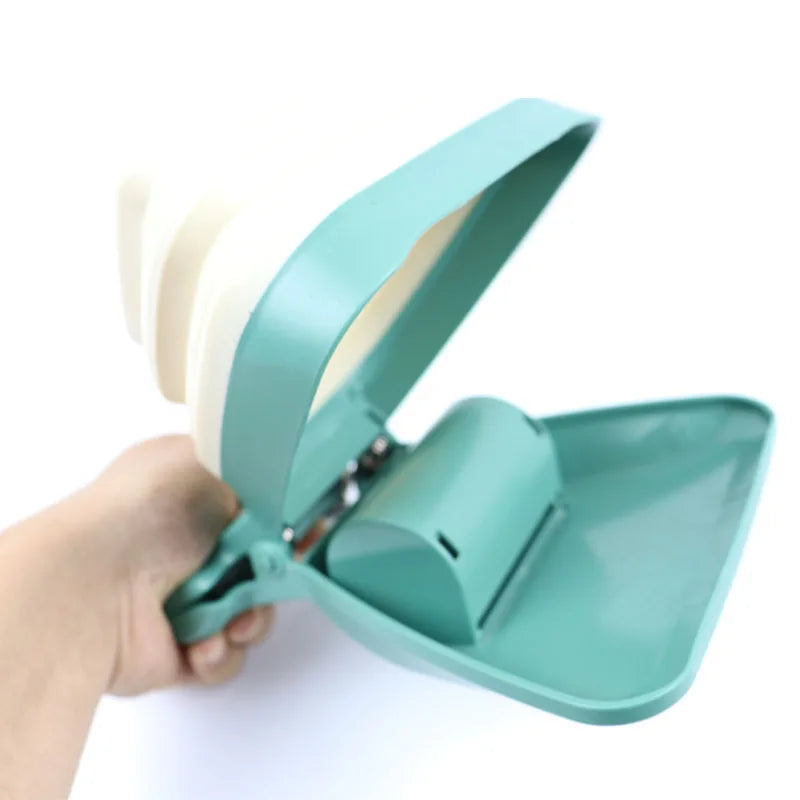 Foldable Pooper Scooper With 1 Roll Decomposable bag