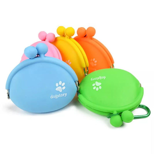 Silicone Pet Train Food Snacks Pockets Bag