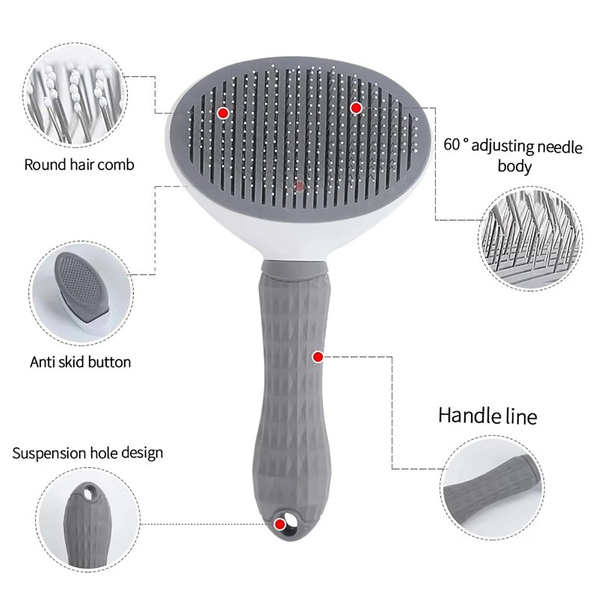 Pet Non-slip Beauty Brush