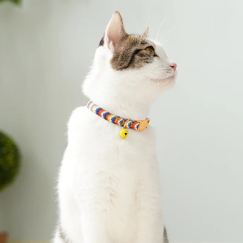 Adjustable Colourful Necklace Collar Fit for Cat