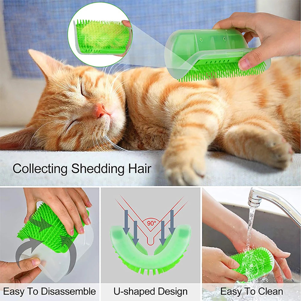 Cat Brush Remove Hair Scratcher & Massager