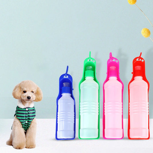 Portable Plastic Folding Water Bottle Drinker