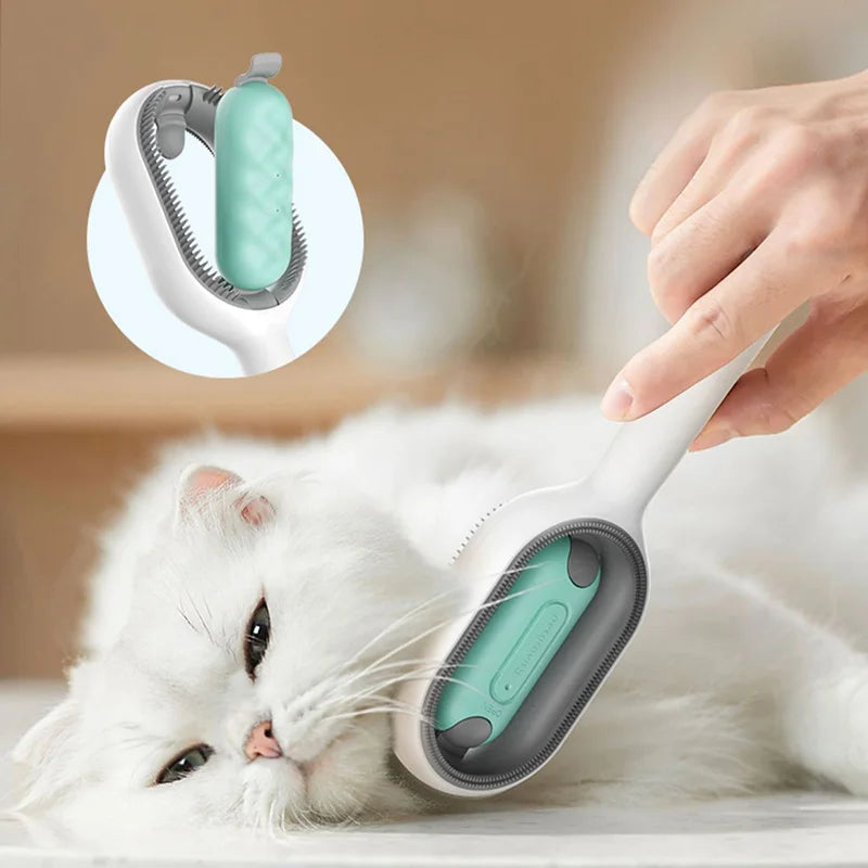 Clean Cat&Dog Hair Removal Comb with Wipes Upgraded
