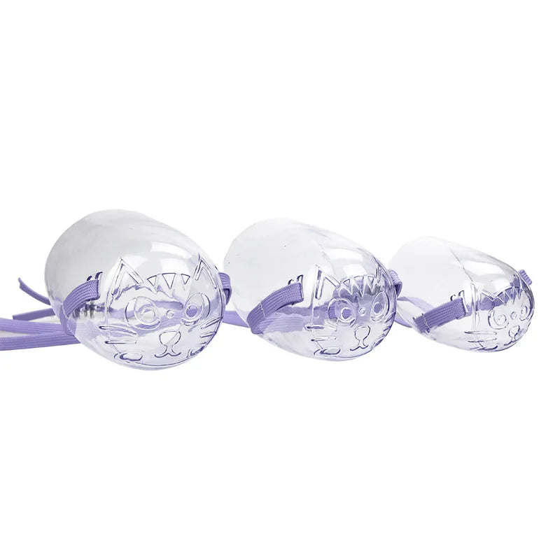 Breathable Cat Muzzle Mouth Guard From Biting & Chewing Grooming Restraint