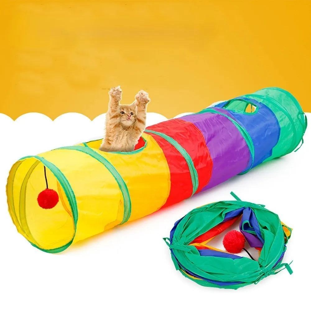 VZZ Practical Cat Tunnel Collapsible Tube