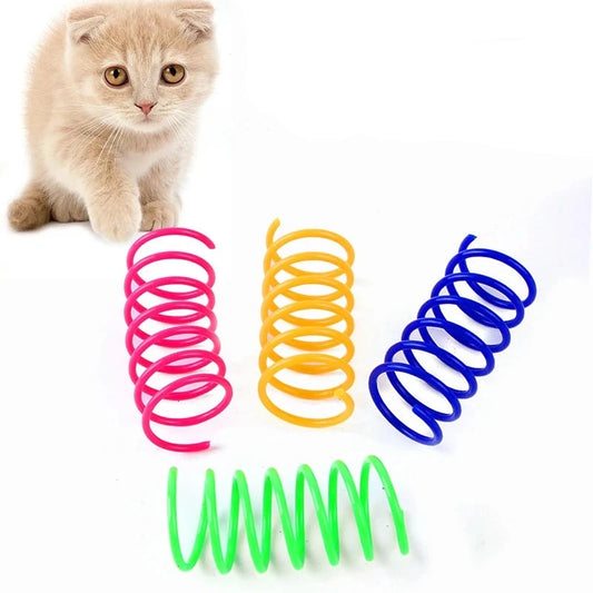 Wide Durable Heavy Gauge Cat Spring Toy