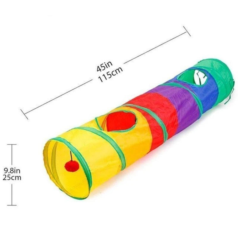 VZZ Practical Cat Tunnel Collapsible Tube